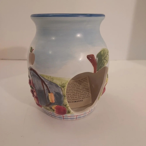 Yankee Candle Michael Sparks Apple Design Tart/Wax Warmer - Picture 1 of 10